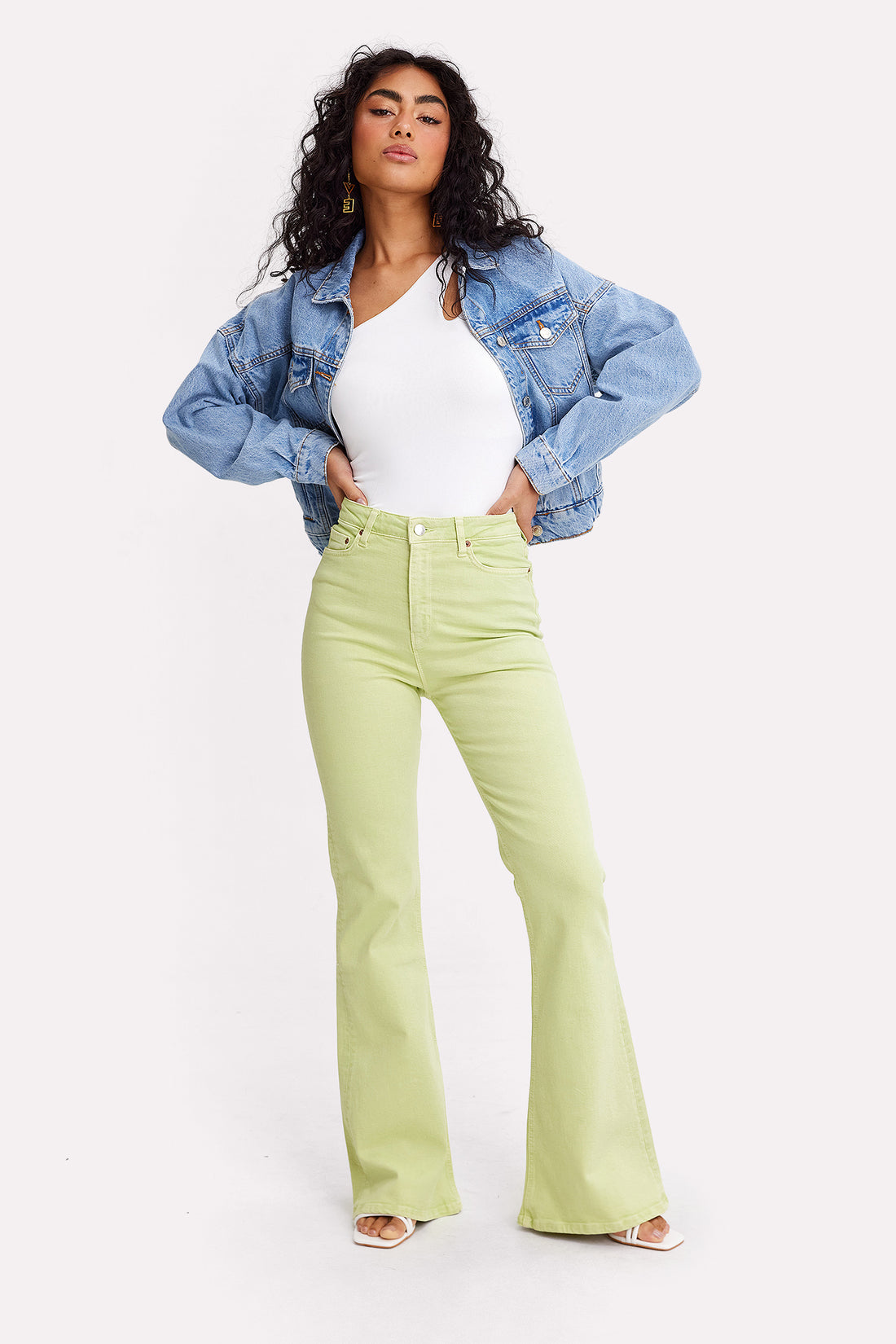 FEARLESS FLARED - LIGHT GREEN