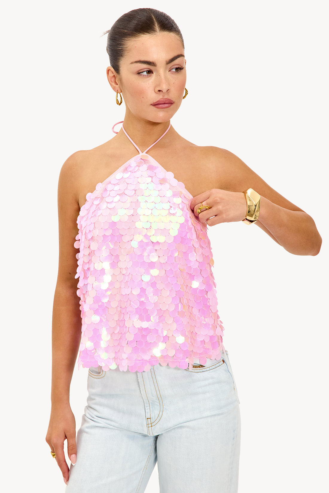 SEQUINS AND STILETTOS - pink