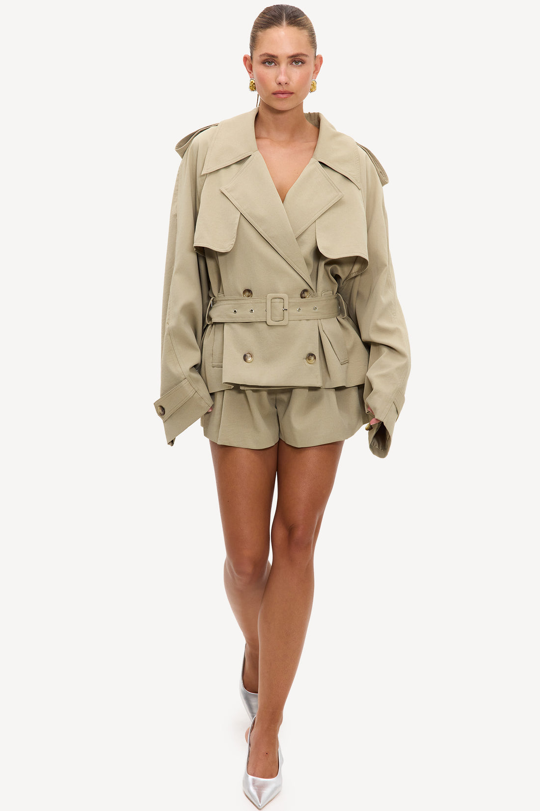 CHAMPAGNE MORNINGS - KHAKI